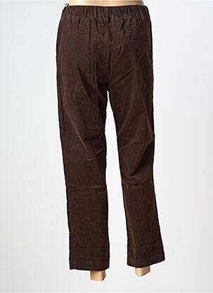 Pantalon 7/8 taille haute taille haute marron HOD femme