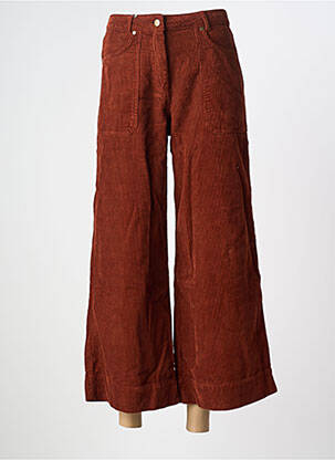 Pantalon 7/8 taille haute taille haute orange TINSELS femme