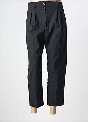 Pantalon 7/8 taille haute taille haute noir TINSELS femme