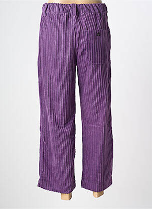 Pantalon 7/8 stretch taille normale violet HOD femme