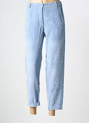 Pantalon 7/8 stretch taille normale bleu HARTFORD femme