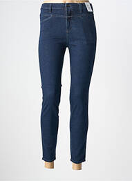 Jeans skinny tissage brut taille haute bleu CLOSED femme