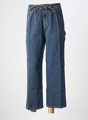 Jeans coupe large stretch taille haute bleu CLOSED femme
