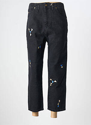 Jeans coupe slim stretch taille haute noir TINSELS femme