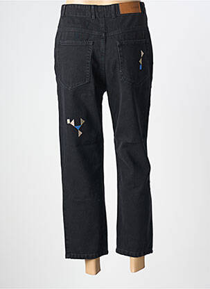 Jeans coupe slim stretch taille haute noir TINSELS femme