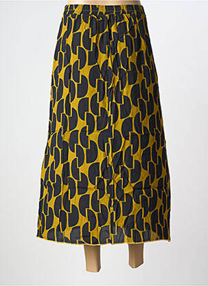 Jupe longue coupe évasée jaune HOD femme