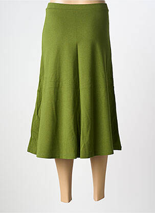 Jupe mi-longue stretch vert KING LOUIE femme