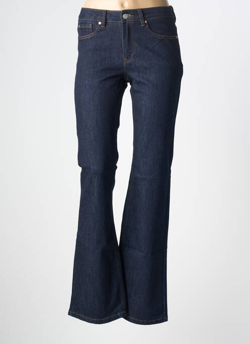 Jean coupe flare stretch taille normale bleu MKT STUDIO femme
