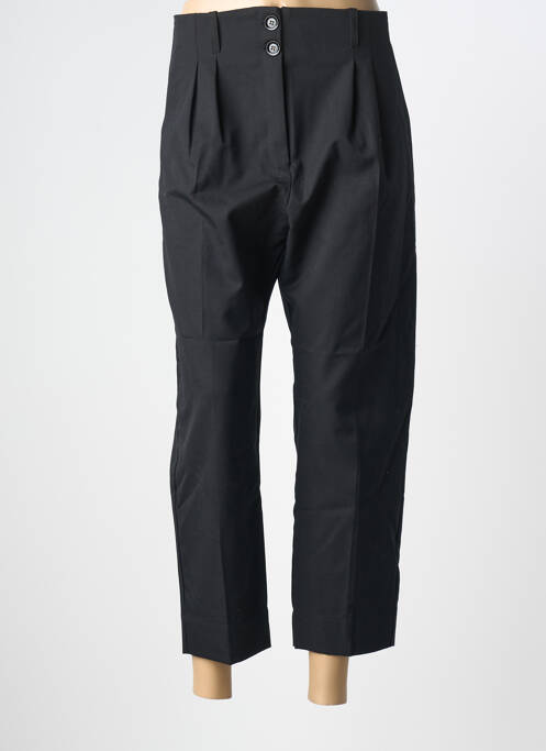 Pantalon 7/8 taille haute taille haute noir TINSELS femme