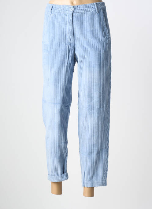 Pantalon 7/8 stretch taille normale bleu HARTFORD femme