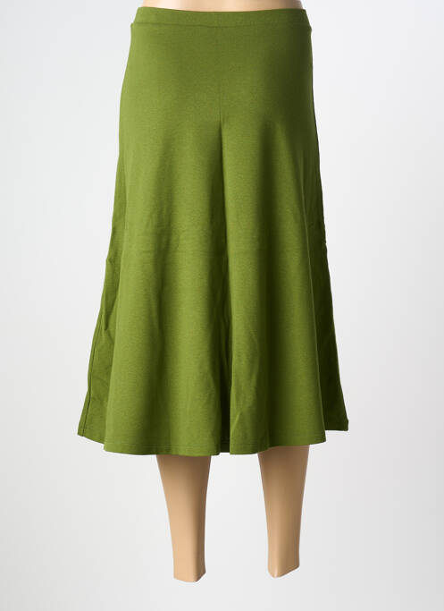 Jupe mi-longue coupe évasée vert KING LOUIE femme