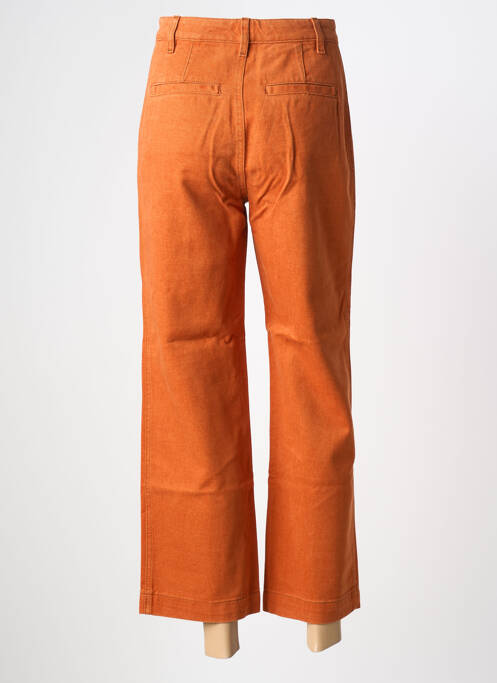 Jeans coupe large orange BENSIMON femme