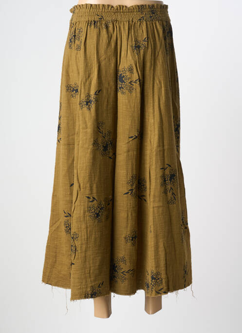 Jupe mi-longue vert SWILDENS femme