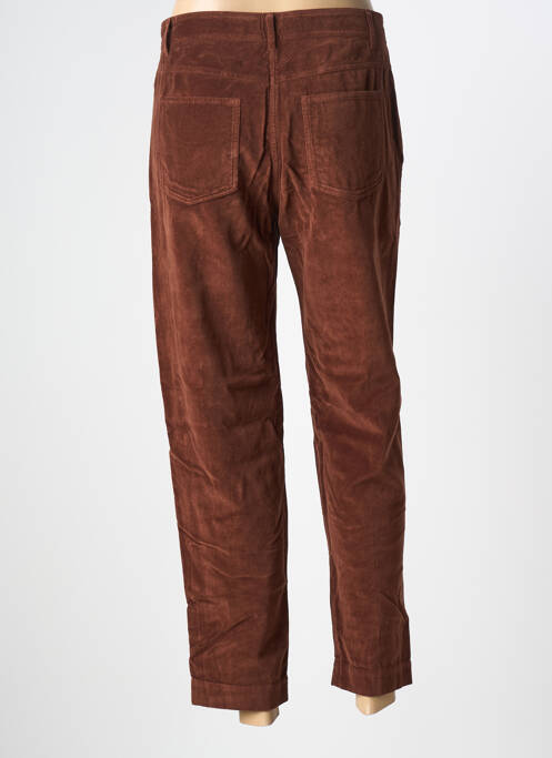 Pantalon 7/8 taille haute taille haute marron HARTFORD femme