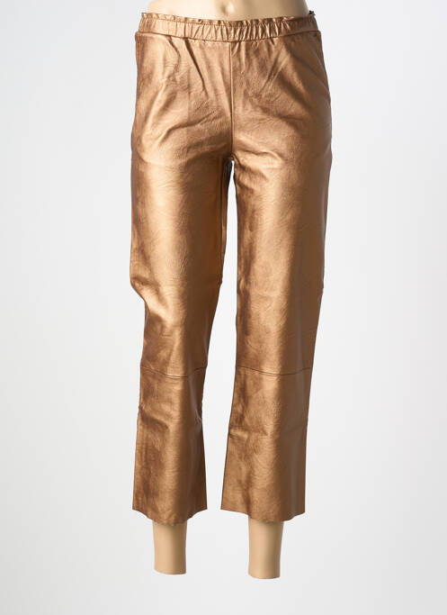 Pantalon 7/8 orange MAEVY femme