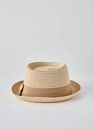 Chapeau forme chapeau paille beige M BY FLECHET unisexe