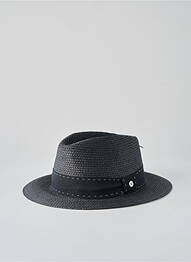 Chapeau forme chapeau paille noir M BY FLECHET homme