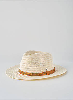 Chapeau forme chapeau paille beige M BY FLECHET homme