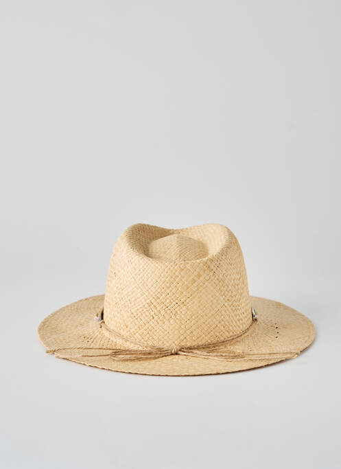 Chapeau beige M BY FLECHET femme