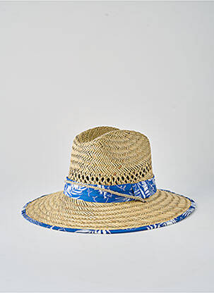 Chapeau forme chapeau paille bleu M BY FLECHET unisexe