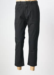 Pantalon 7/8 tissage popeline taille normale noir CLOSED homme
