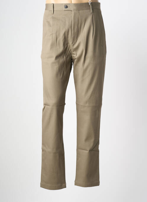 Pantalon droit vert CLOSED homme