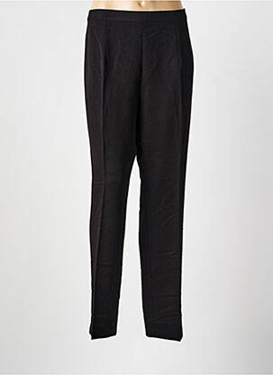 Pantalon slim taille élastique taille normale noir ARONA femme