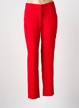 Pantalon slim taille élastique taille normale rouge MERI & ESCA femme