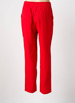 Pantalon slim taille élastique taille normale rouge MERI & ESCA femme