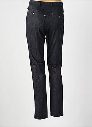 Pantalon slim stretch taille normale noir IMPULSION femme