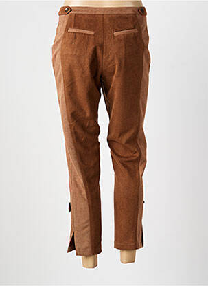 Pantalon 7/8 stretch taille normale marron MERI & ESCA femme