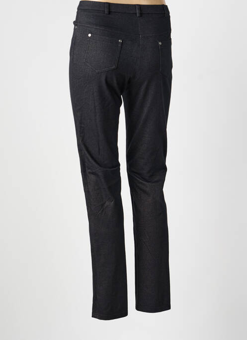 Pantalon slim stretch taille normale noir IMPULSION femme