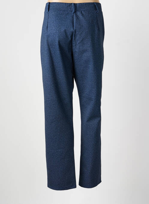 Pantalon droit bleu LOURDES CASTILLO femme