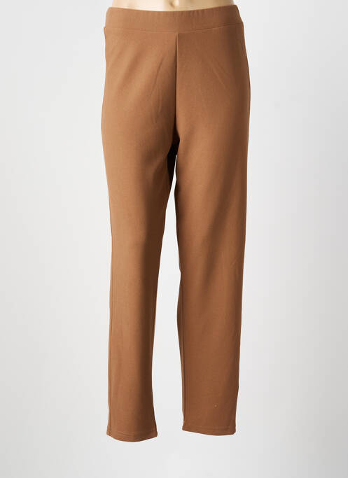 Pantalon droit marron KAKIE femme