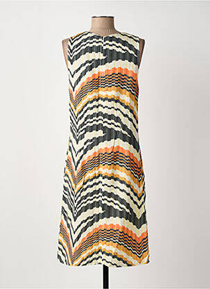 Robe mi-longue sans manche sans manche orange MERI & ESCA femme