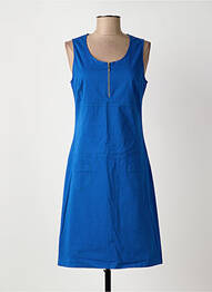 Robe mi-longue sans manche sans manche bleu IMPULSION femme