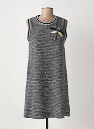 Robe mi-longue sans manche sans manche bleu QUINZE HEURES TRENTE femme