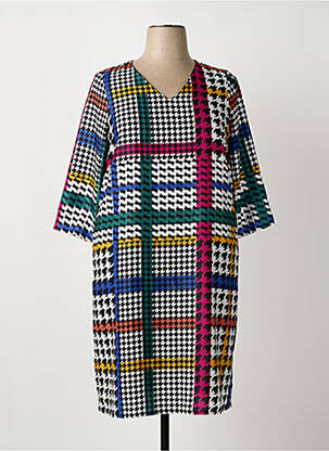 Robe mi-longue manches longues manches longues violet MERI & ESCA femme