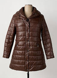 Doudoune poches sans capuche marron MCM femme