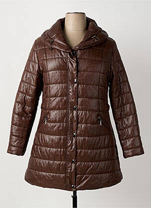 Doudoune marron MCM femme