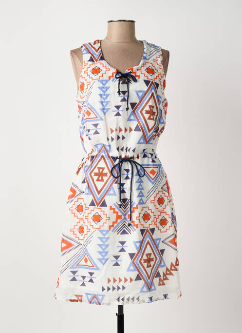 Robe mi-longue sans manche sans manche blanc MERI & ESCA femme