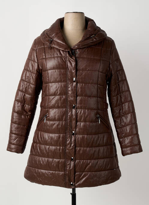 Doudoune marron MCM femme