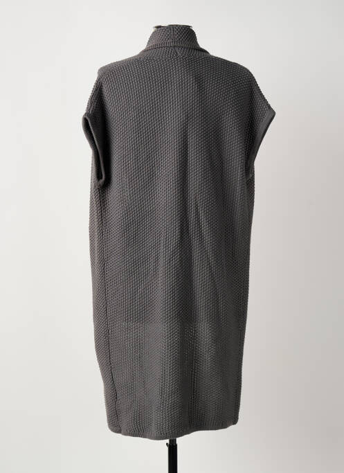 Gilet manches courtes gris MARBLE femme