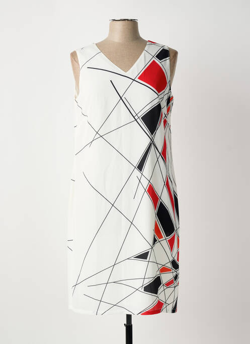 Robe mi-longue blanc MERI & ESCA femme