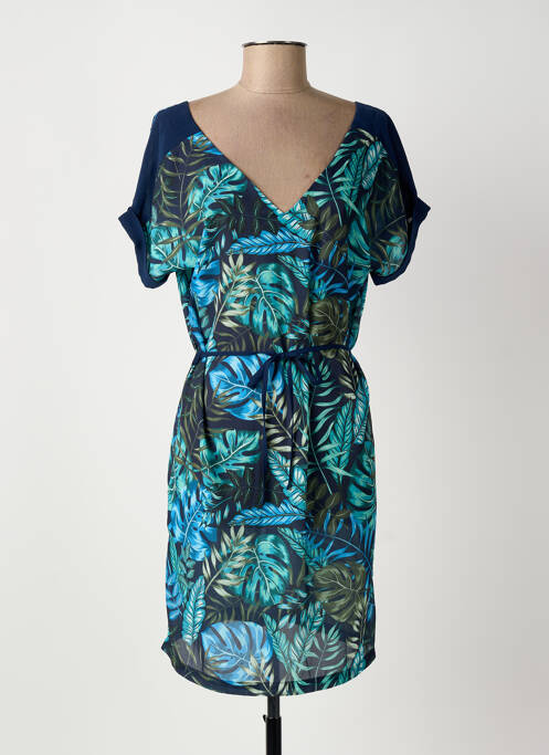 Robe mi-longue bleu CHRISMAS'S femme