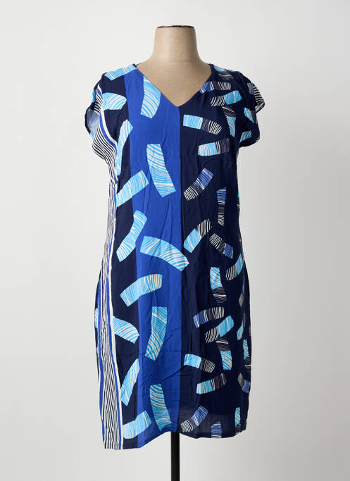 Robe mi-longue bleu MERI & ESCA femme
