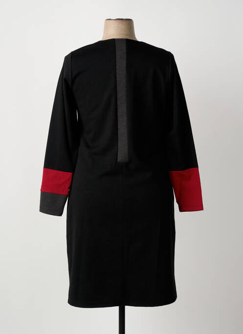 Robe mi-longue noir IMPULSION femme