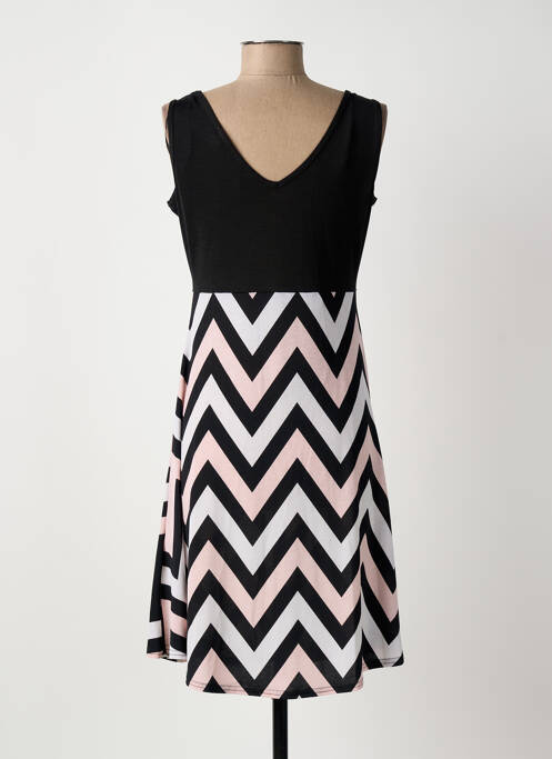 Robe mi-longue noir MARBLE femme