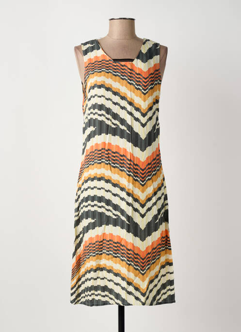 Robe mi-longue orange MERI & ESCA femme