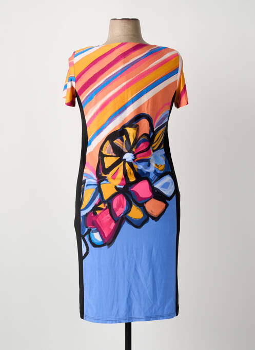 Robe mi-longue violet ARONA femme